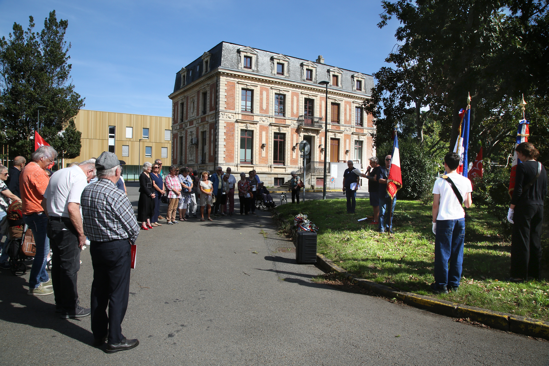 <p>Ancien lieu de la kommandantur où Jean fût condamné.</p>© Photo Patrice Morel - 20250906-2186.