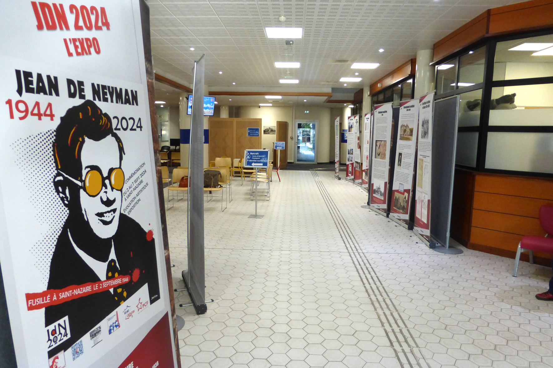 Exposition à La Baule-Escoublac <p>Hall de la Mairie.</p>© Photo Patrice Morel - 20150929-1030491.