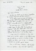 Lettre d’André de Neyman