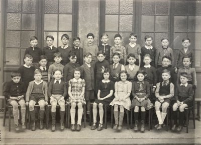 7<up>e</up> 1 au lycée Fauriel à Saint Étienne <p>1944-1945 (© Archives départementales de la Loire - Cote 2662W58)</p>